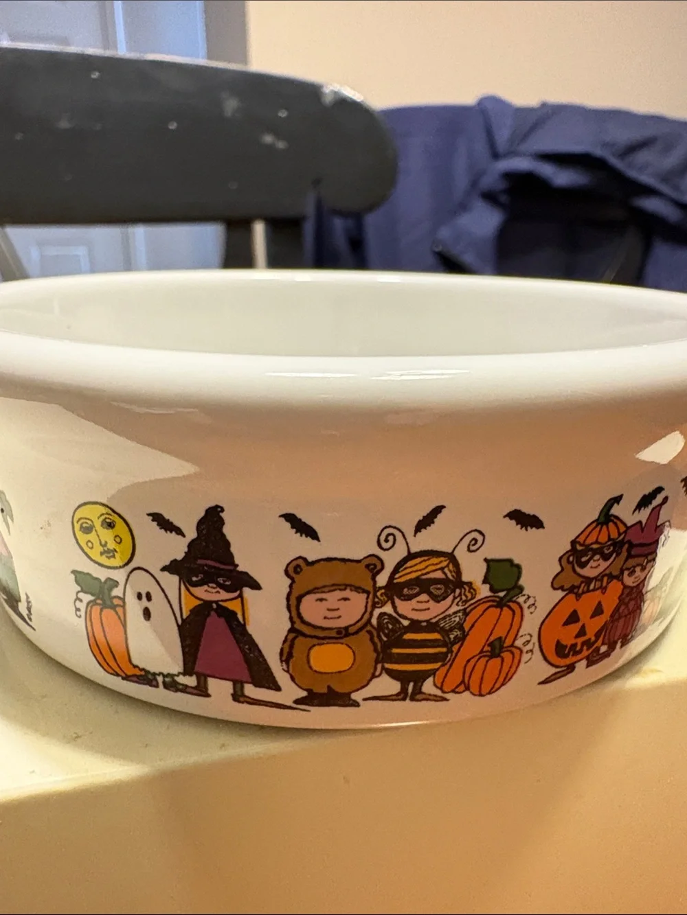 White Ceramic Bowl with 